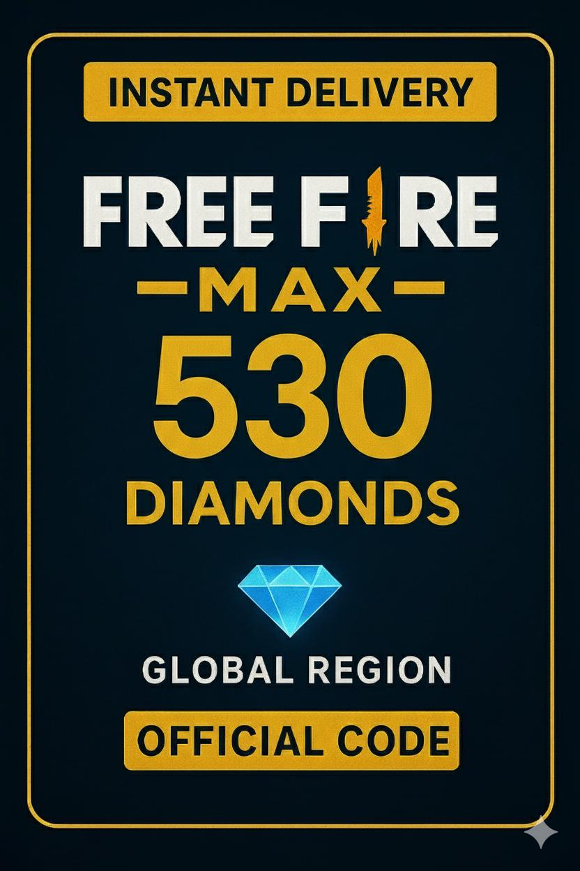 Free Fire MAX 530 Dəyərləri