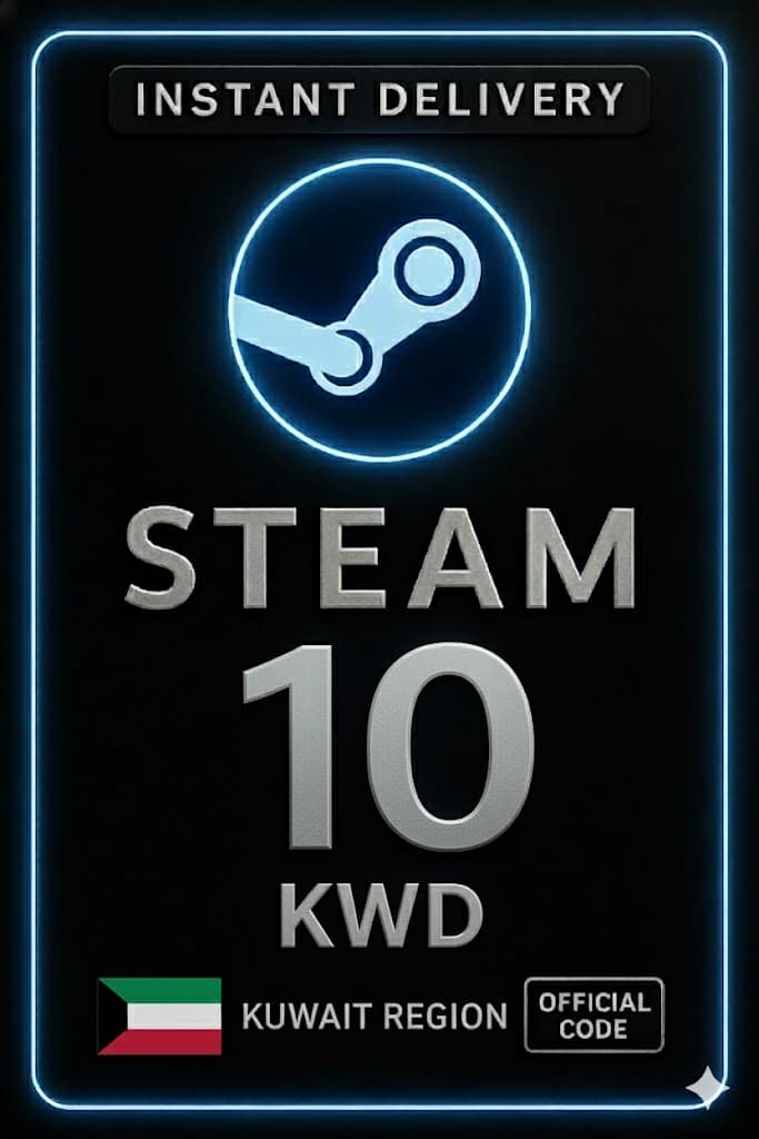Code Steam Wallet 10 KWD (koweït)