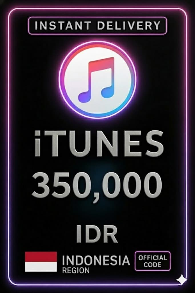 iTunes Gift Card Indonesia - 350.000 IDR