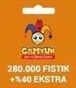 غاميون V2 FISTIK  240.000 Fıstık  %40 إضافي