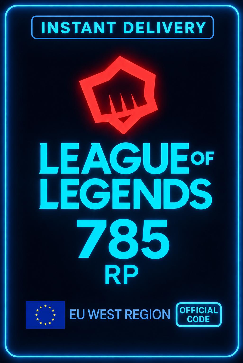 League of Legends - 785 RP (EU West Server)