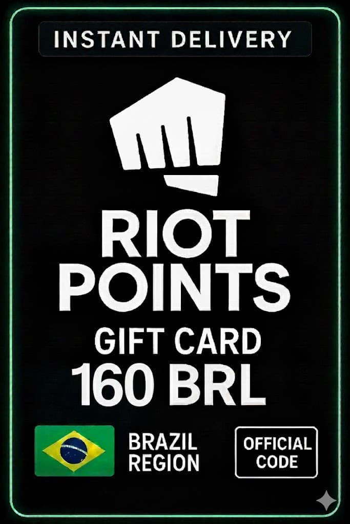 Riot Points 160 BRL - (Brazílie)