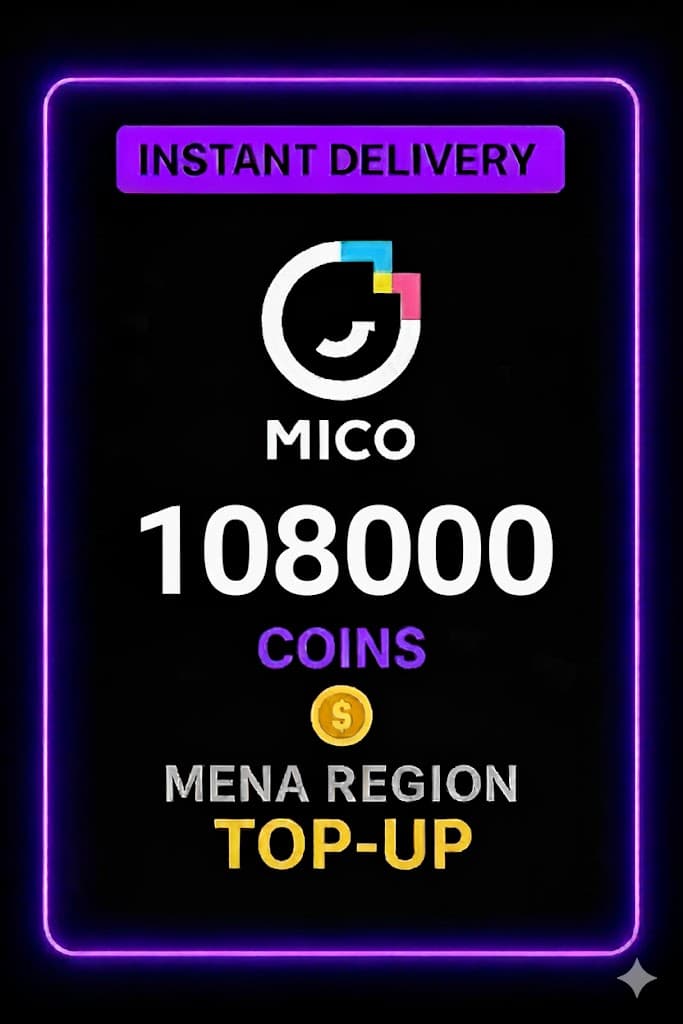 Mico Live - 108000 Coins Top-Up (MENA)
