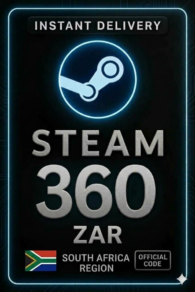 Steam Wallet Code 360 ZAR - South Africa