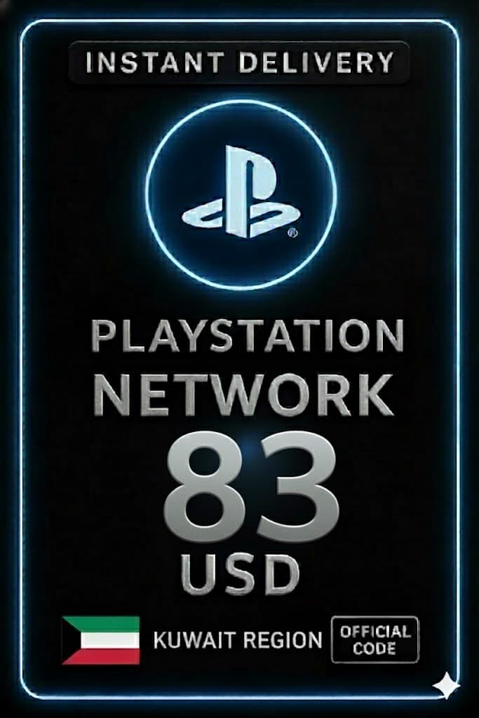 PSN Նվեր Քարտ Քուվեյթ - 83$ (KW)