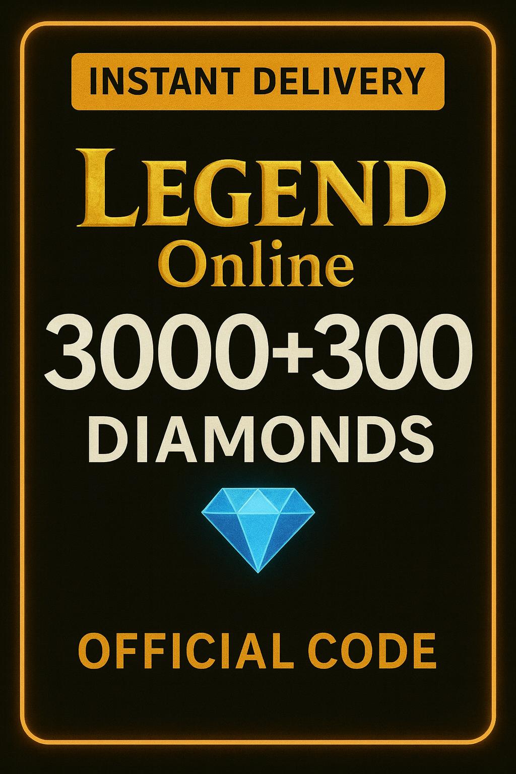 Legend Online 3000+300 Elmas EPIN