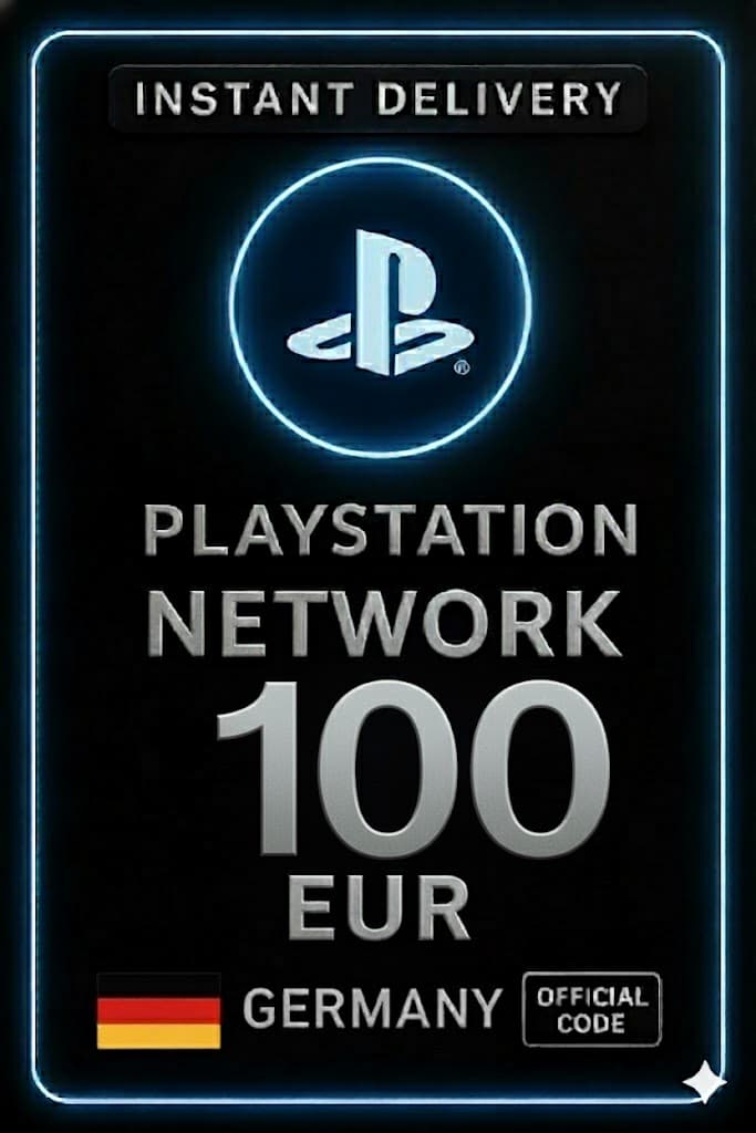 Playstation PSN Kort 100 Euro DE