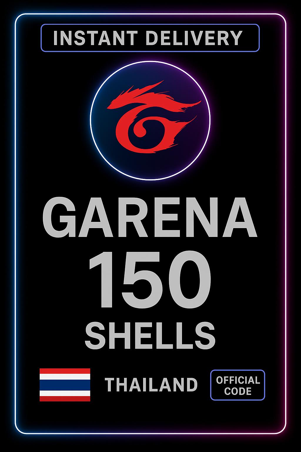 150 Garena Shells (TH)
