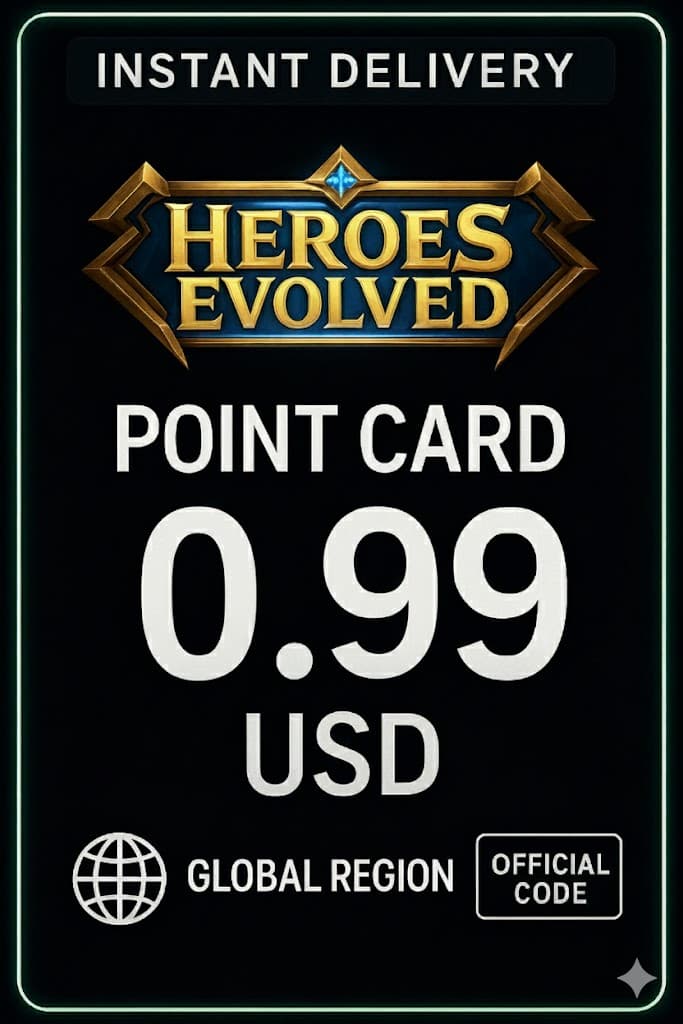 Heroes Evolved 2.39 USD Point Card (Global)