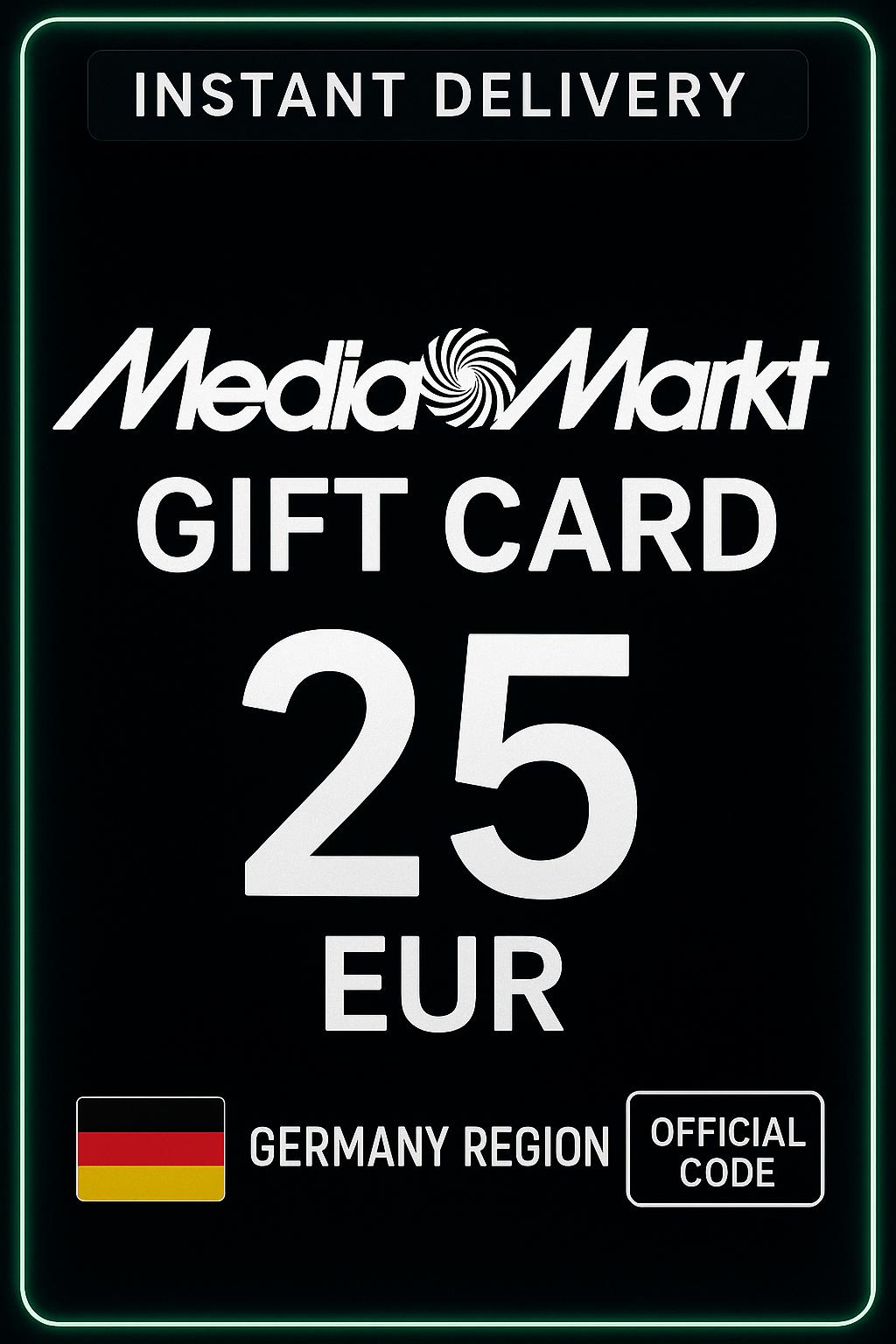 MediaMarkt 기프트 카드 25 EUR
