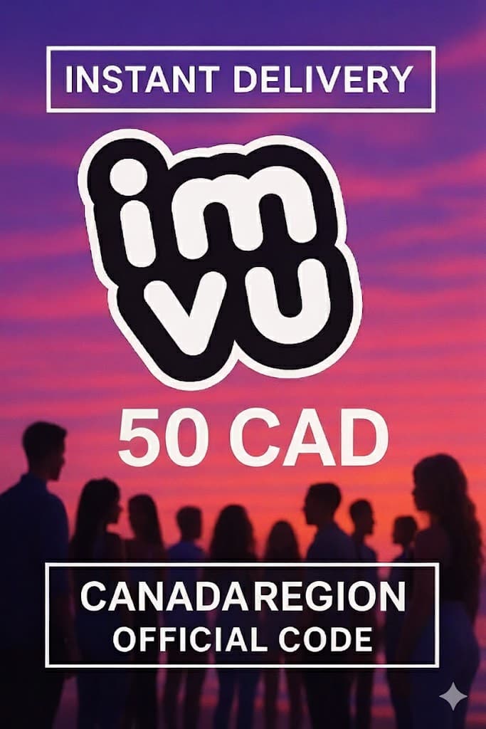 IMVU Gift Card Canada 50 CAD