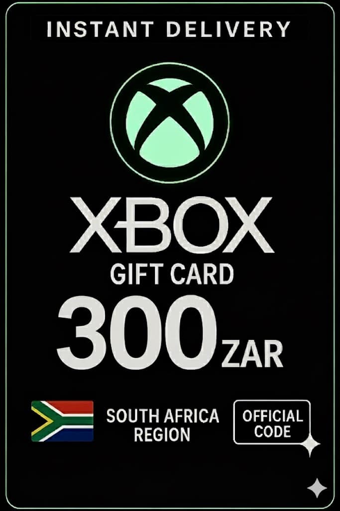 Xbox Live Hədiyyə Kartı 300 ZAR Cüzdan