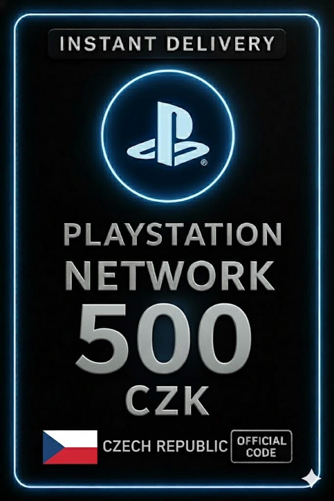 PSN Card Czech Republic - 500 CZK (CZ)