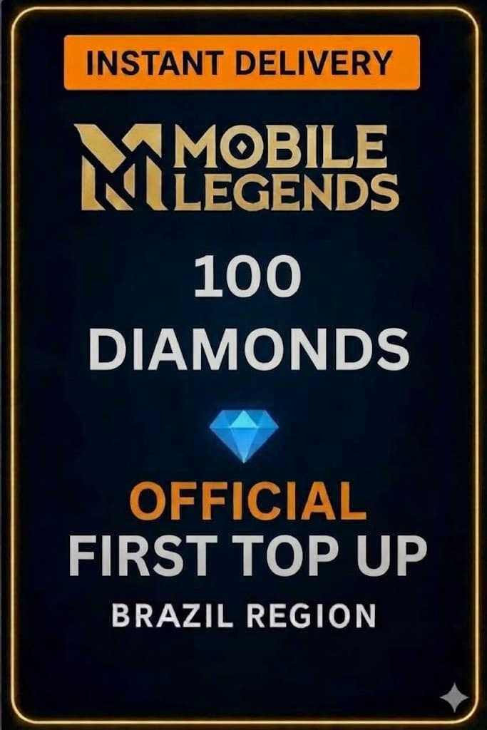 Mobile Legends - 100 Diamonds FIRST TOPUP ONLY (Brazil)