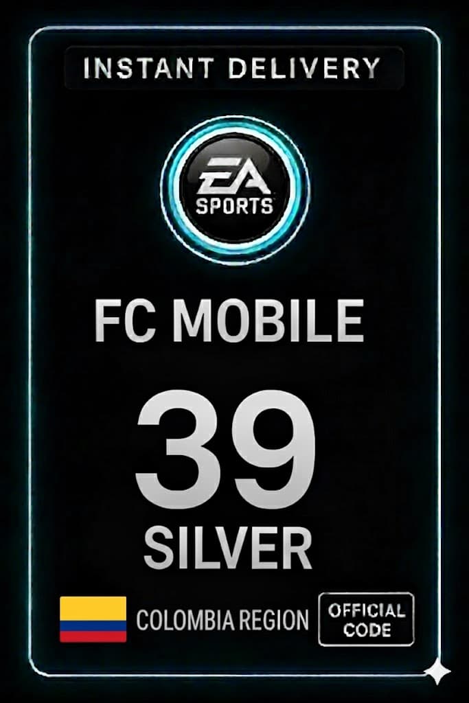 FC Mobile 39 արծաթ Նվեր Քարտ - Կոլումբիա