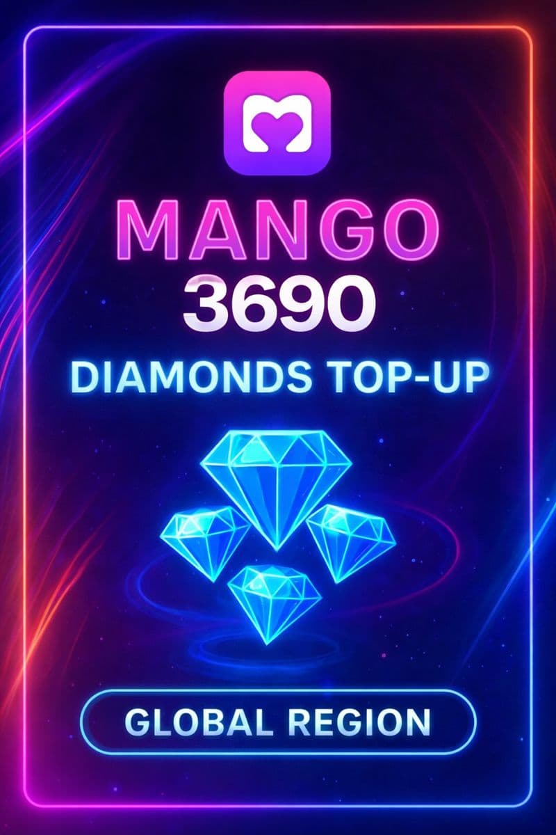 Mango Live - 3.690 Diamonds Top-Up (Global)