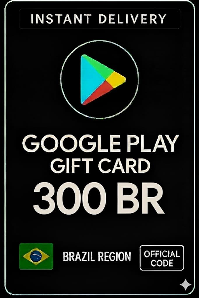 Google Play նվեր քարտ - Բրազիլիա BR 300