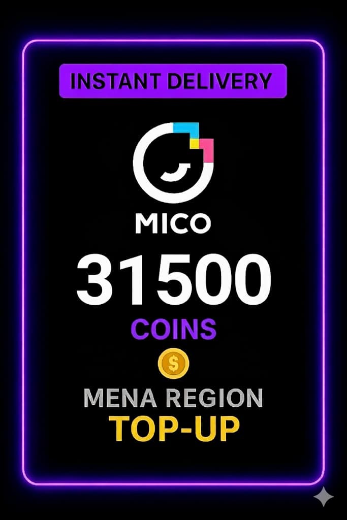 Mico Live - 31500 Coins Top-Up (MENA)