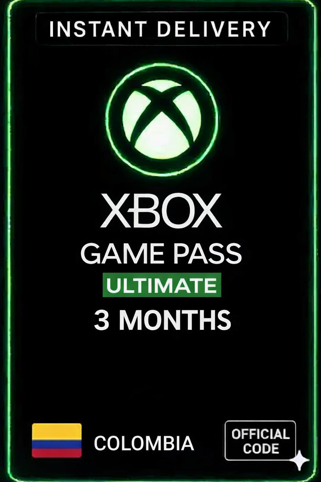 Xbox Game Pass Ultimate 3 Months (Colombia)