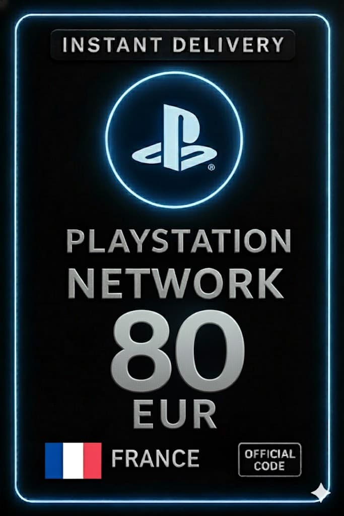 Carte Cadeau Playstation France - 80€ (FR)