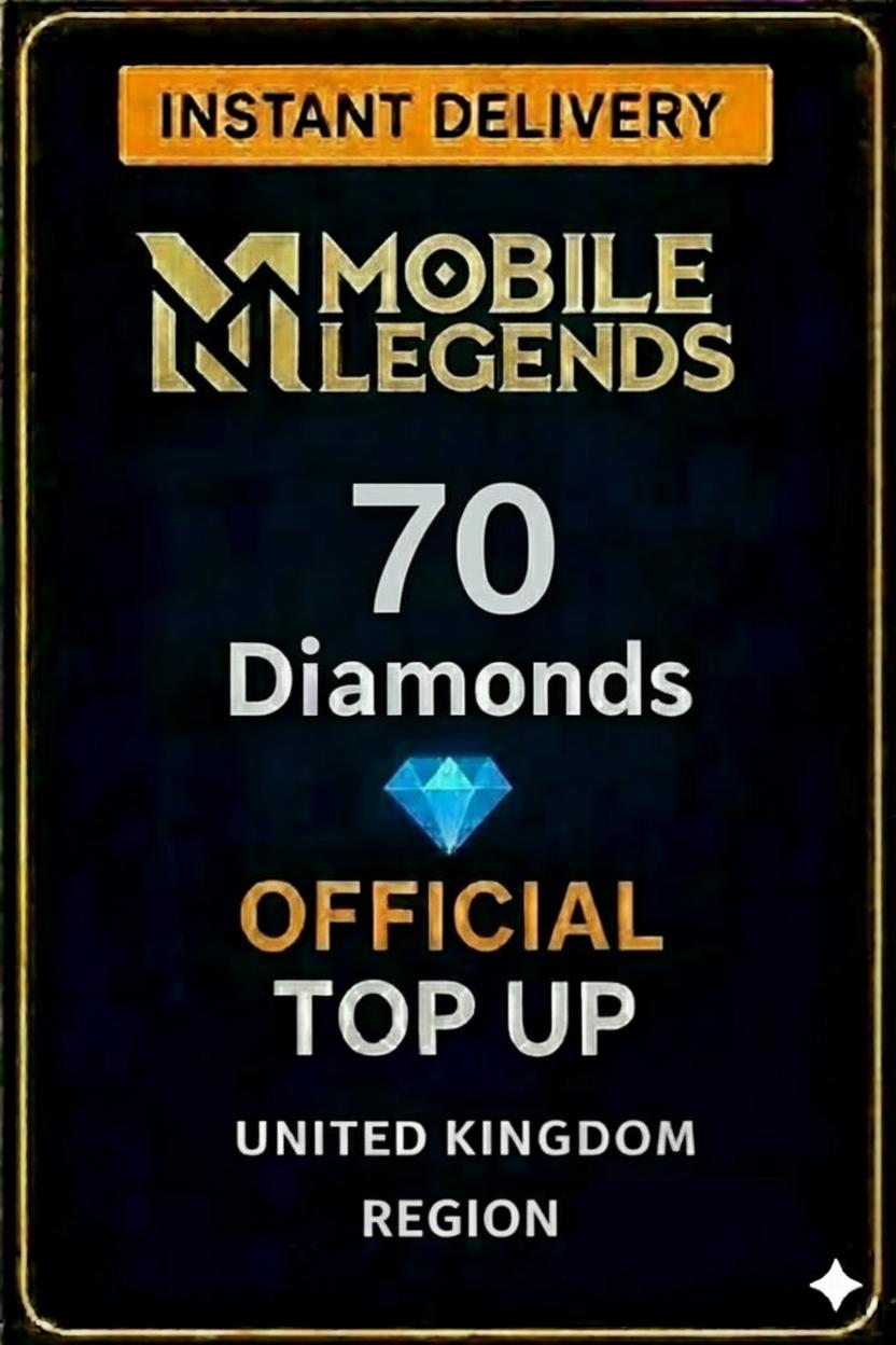 Mobile Legends - 70 Diamonds Top-Up (UK)