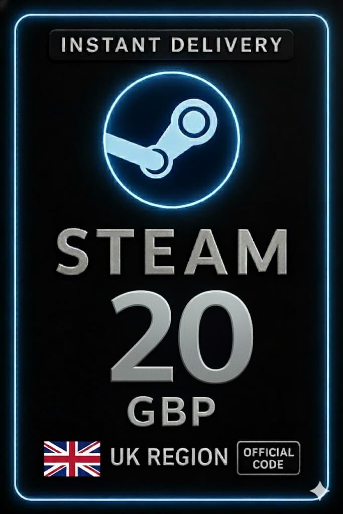 Steam Wallet Kod 20 GBP