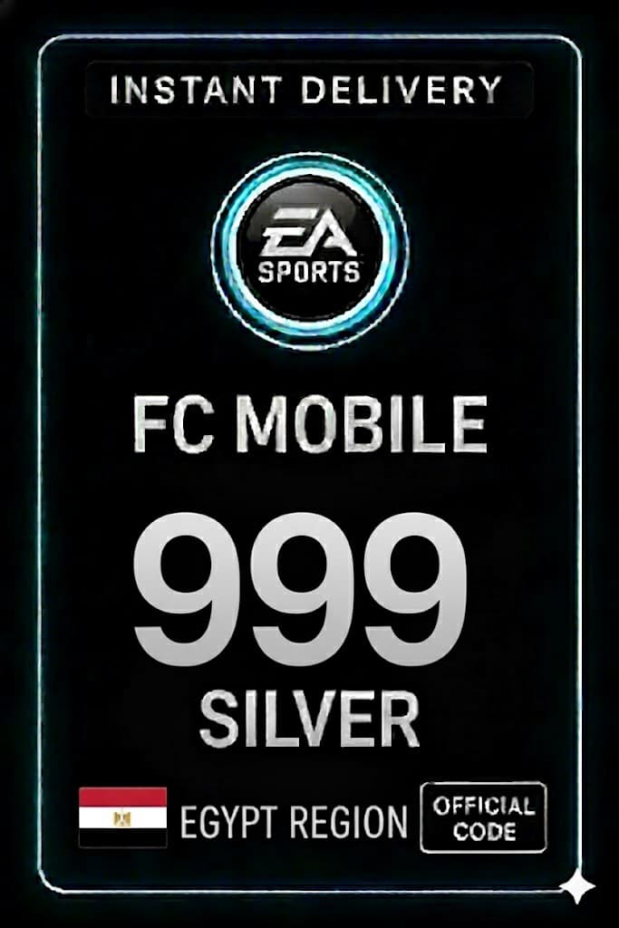 FC Mobile 999 արծաթ Նվեր Քարտ - Եգիպտոս