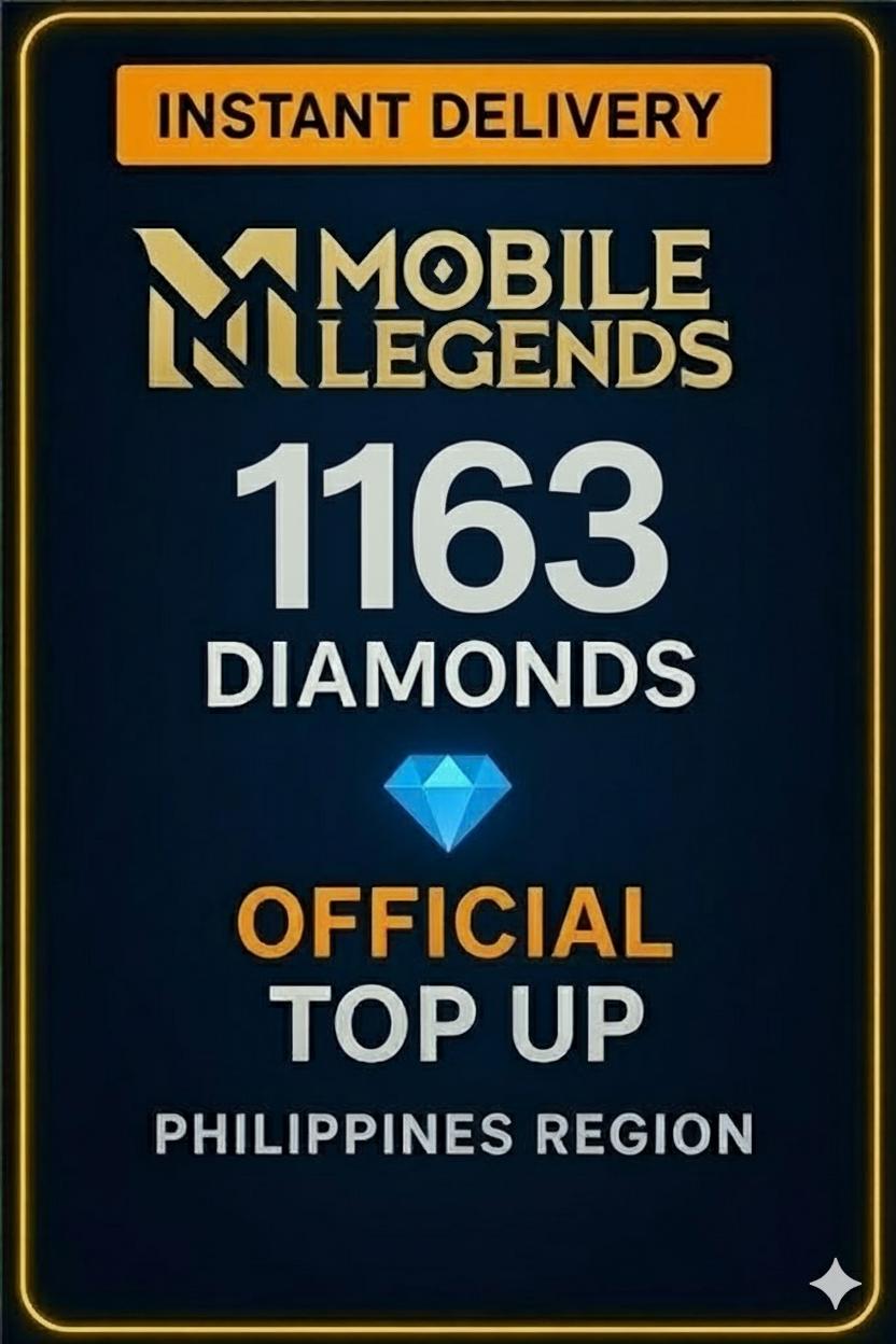 Mobile Legends - 1163 Diamonds Top-Up [Philippines]