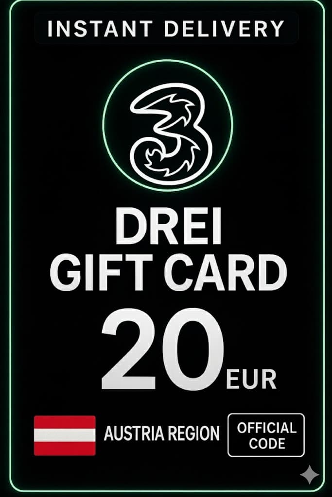 Drei Gift Card 20 EUR AT