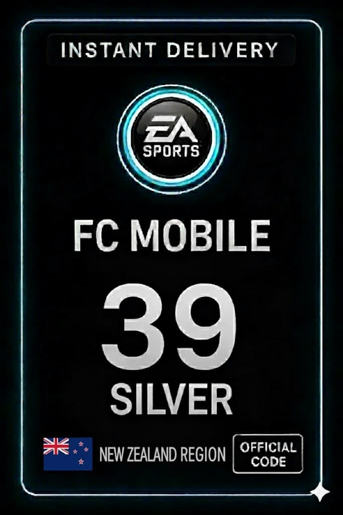 FC Mobile 39 चांदी गिफ्ट कार्ड - न्यूजीलैंड