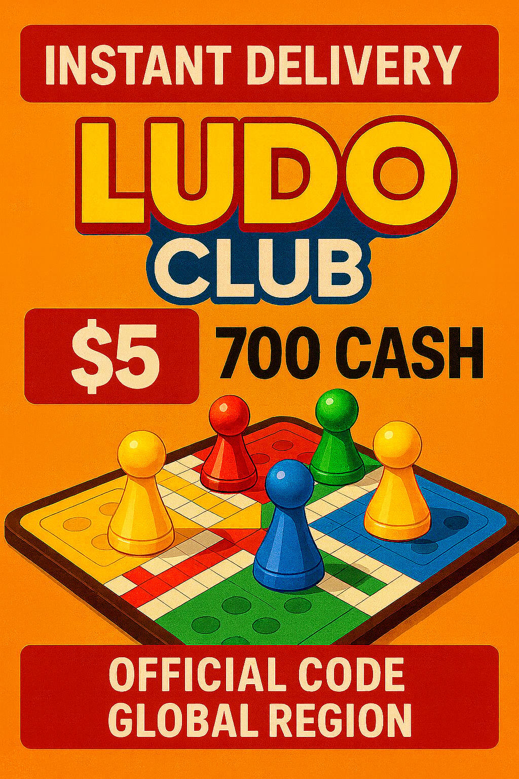 Ludo Club - 700 Tiền mặt (Toàn cầu)