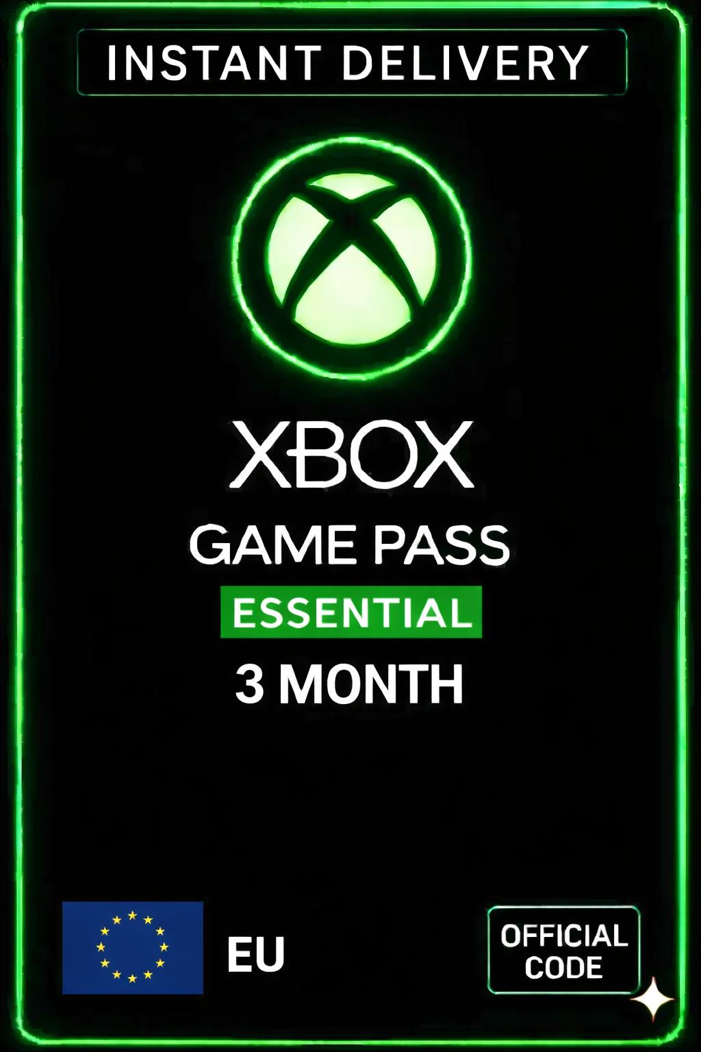 Xbox Game Pass Essential 3 Month (EU)