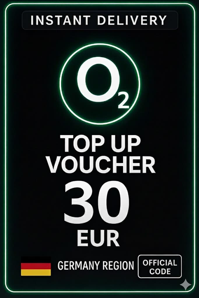 O2 Толықтыру ваучері - 30 EUR (DE)