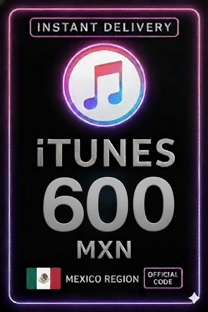 iTunes Gift Card 600 MXN MX