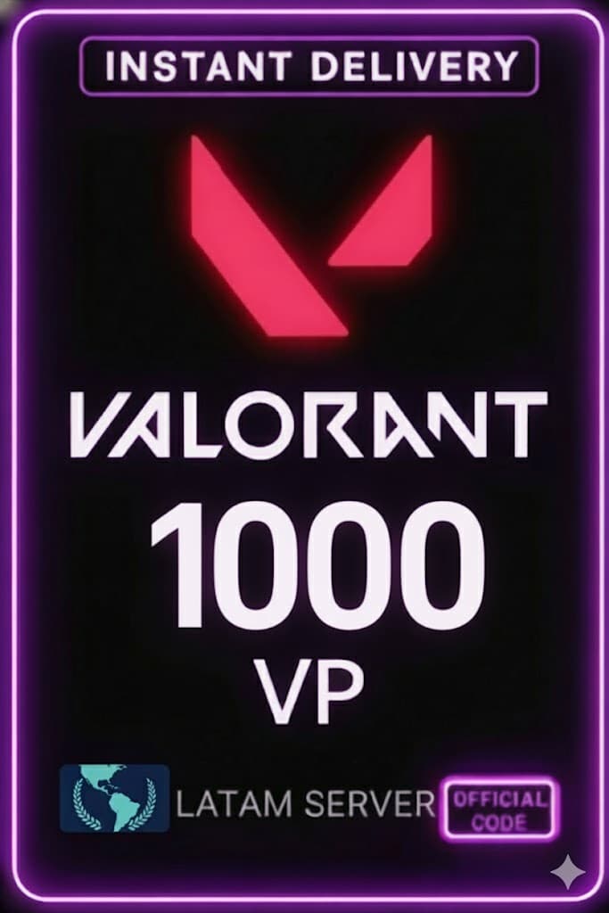 Valorant Points - 1000 VP (Latam Server)