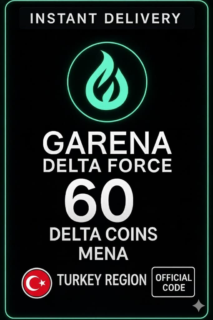 Garena Delta Force 60 Delta Coins Turkey