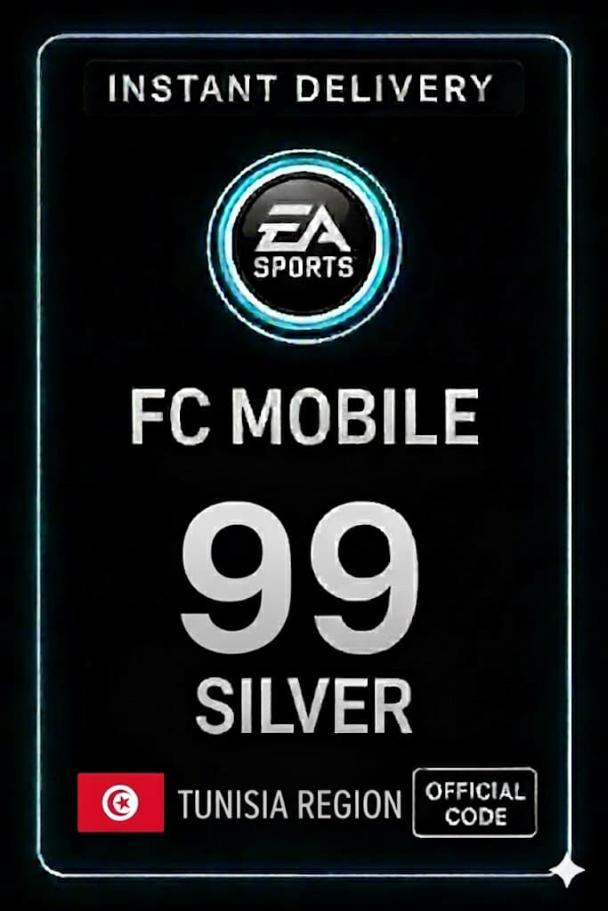 FC Mobile 99 արծաթ Նվեր Քարտ - Թունիս