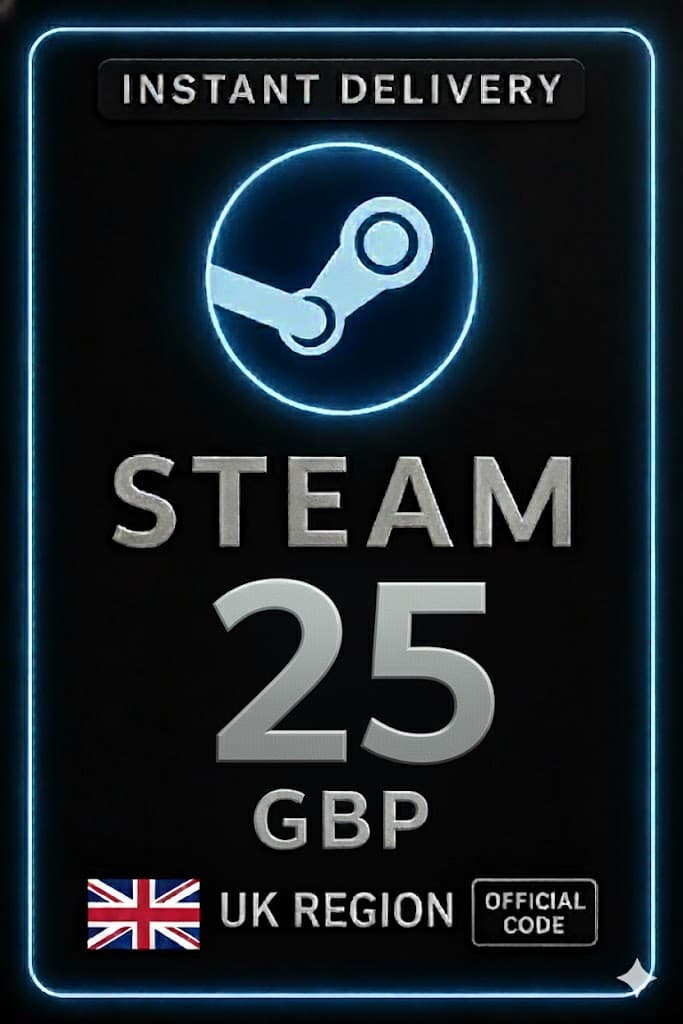 Steam Wallet Kod 25 GBP