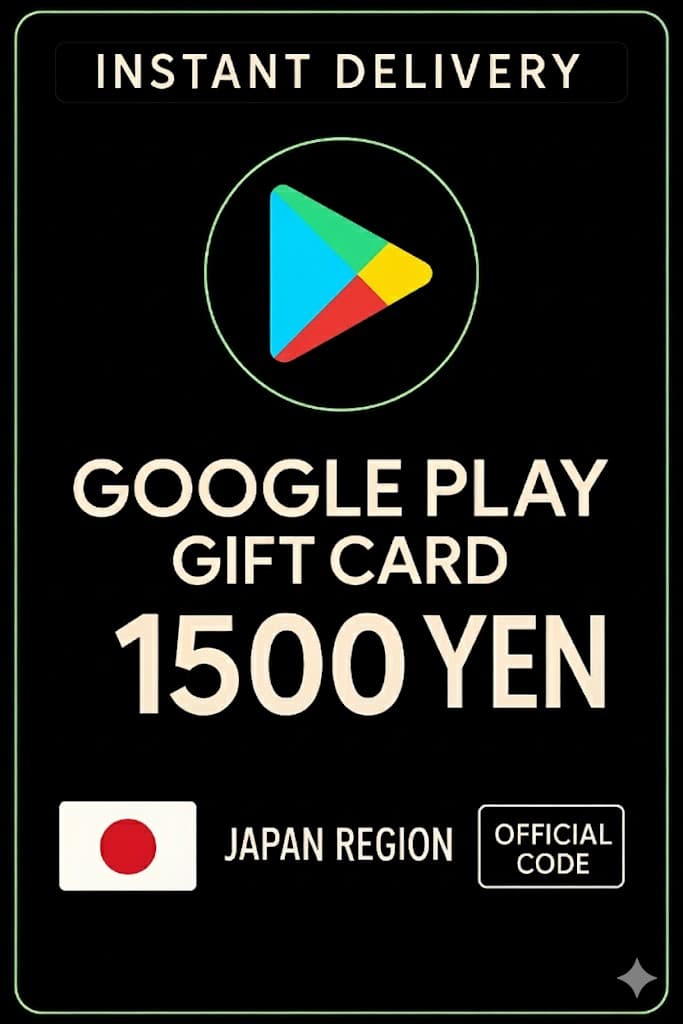 Google Play Gift Card - Japan YEN 1500