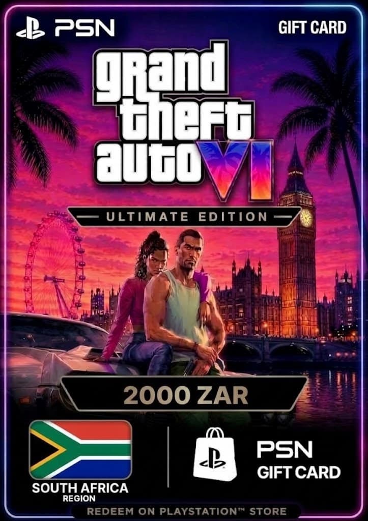 GTA 6: Ultimate Edition - PSN Gift Card 2000 ZAR (South Africa)