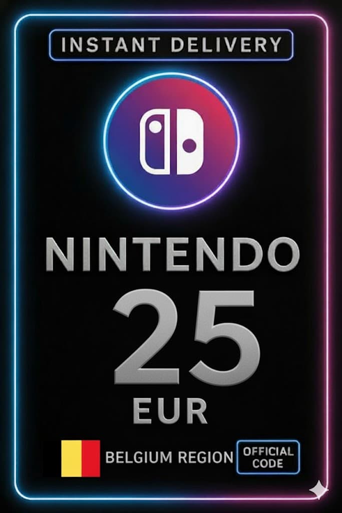 Nintendo eShop Card - 25€ (Belgium)