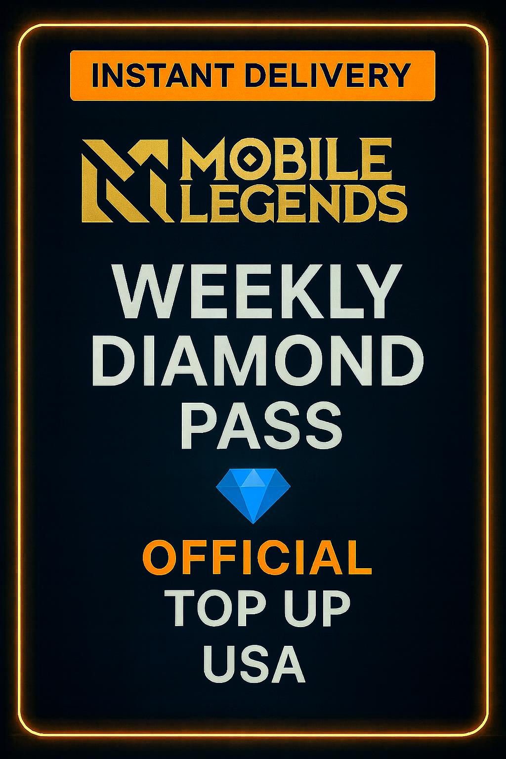 Mobile Legends - Weekly Diamond Pass Top-Up (USA)