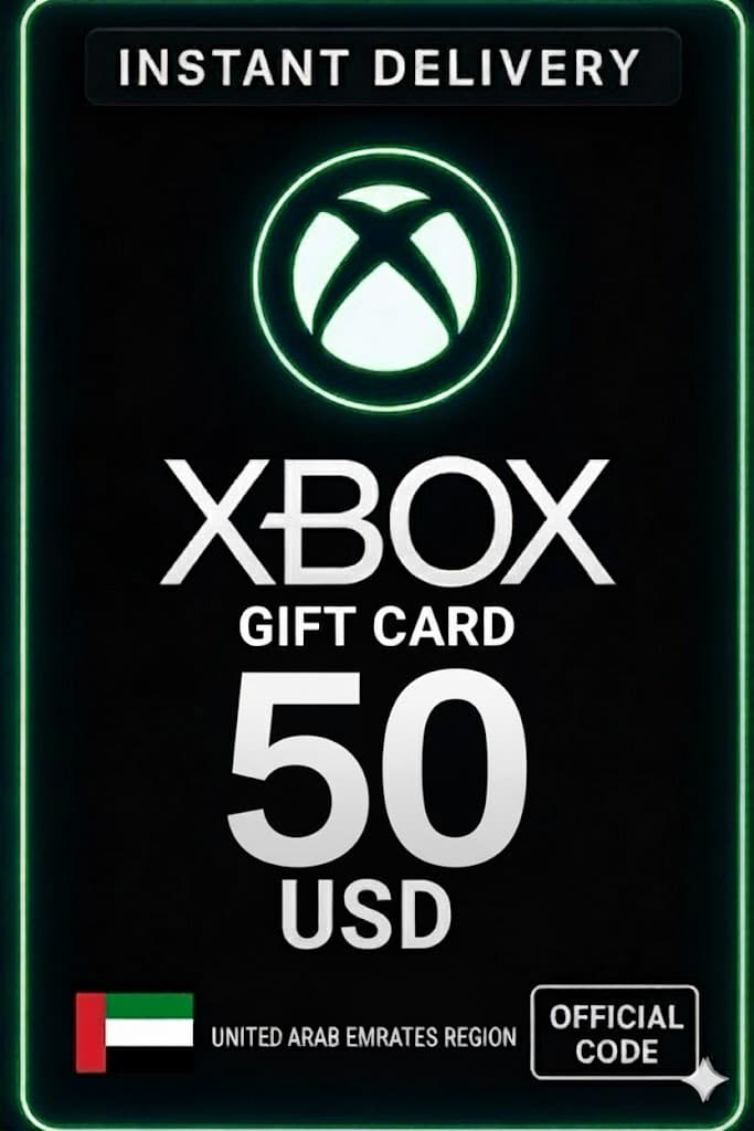 Xbox Gift Card Arab Emirates - 50$ - 199 AED