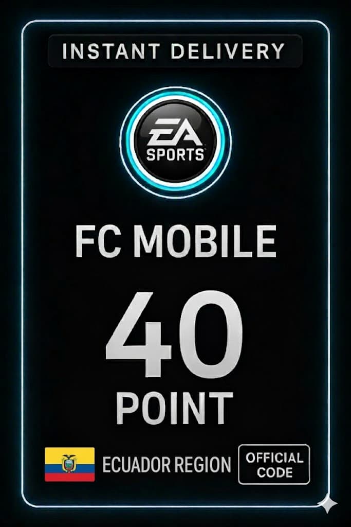 FC Mobile 40 միավոր Նվեր Քարտ - Էկվադոր