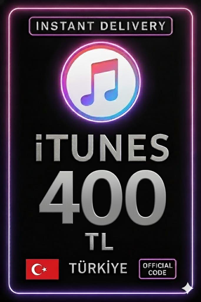 iTunes Hediye Kartı 400 TL Bakiye