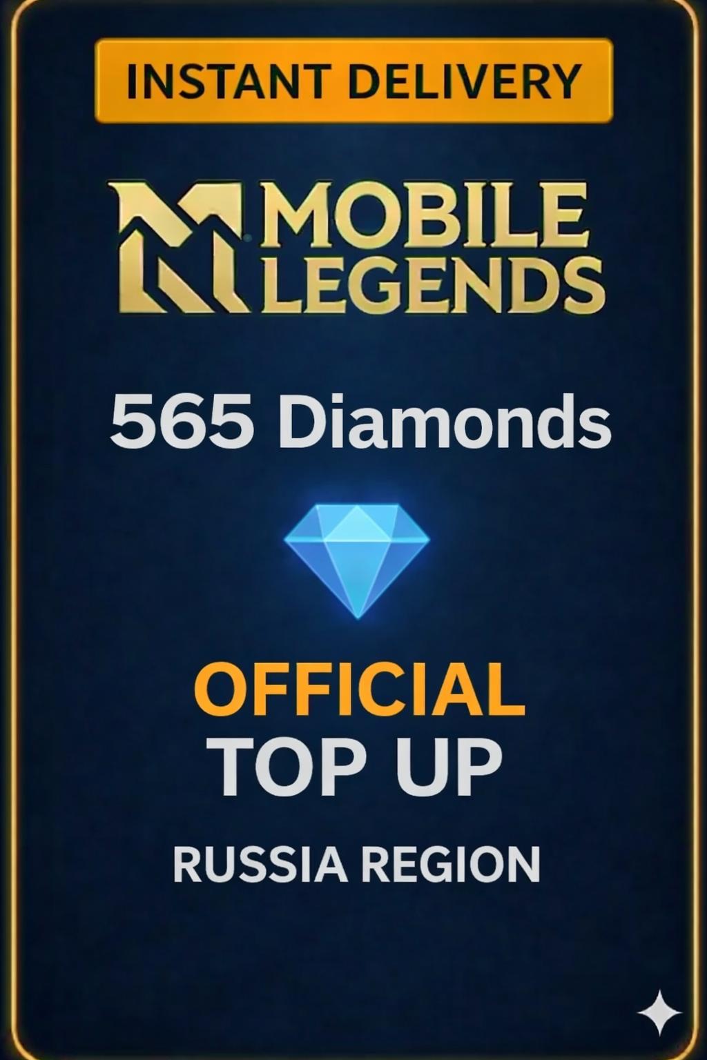 Mobile Legends 565 Diamonds Top-Up (Russia)