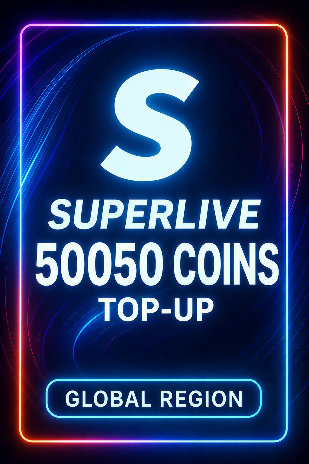SuperLive 50.050 Coins Top-Up (Global)