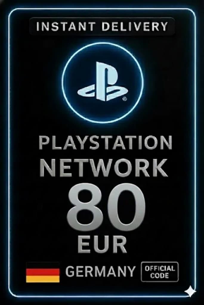 Playstation PSN Card 80 Euro DE