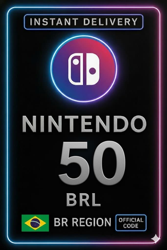 Nintendo eShop Card - 50 BR