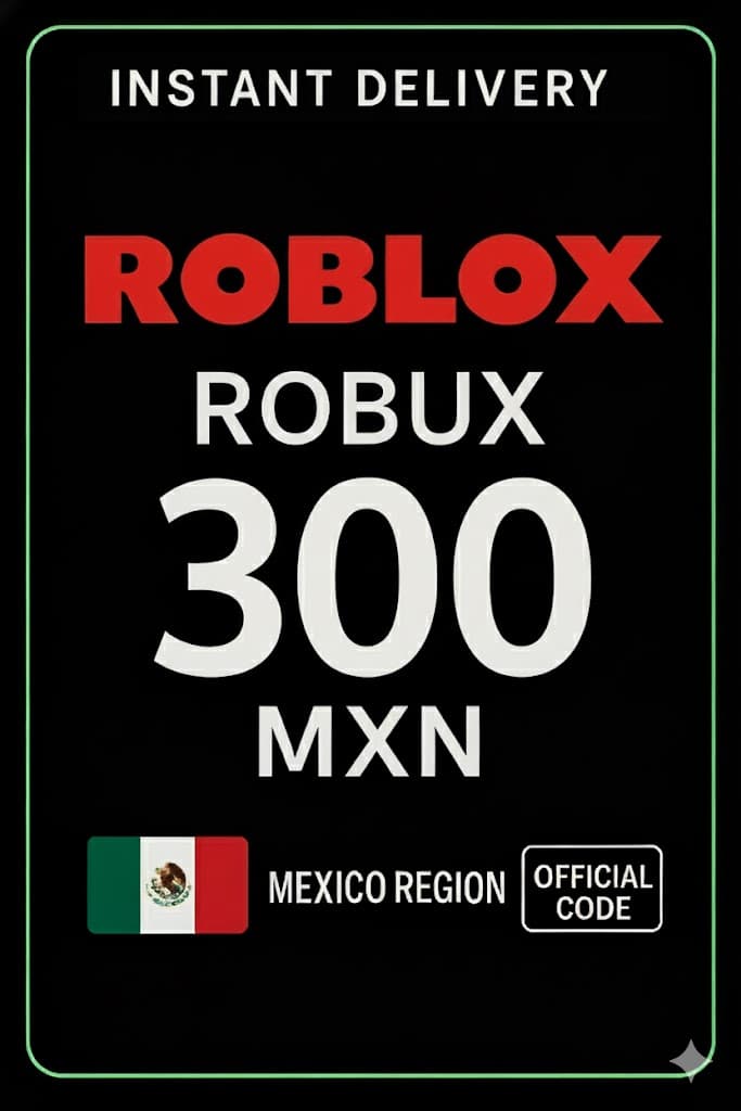 Roblox 300 MXN Game Card (MX)
